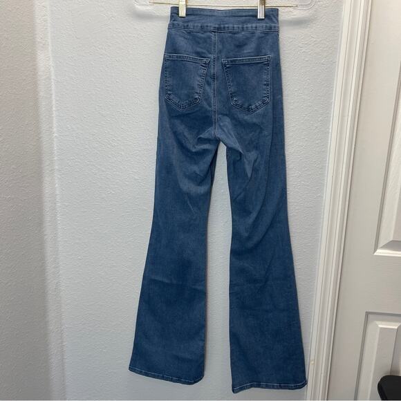 Topshop Three Stretch Flare Jeans Size waist 25 - Picture 7 of 8